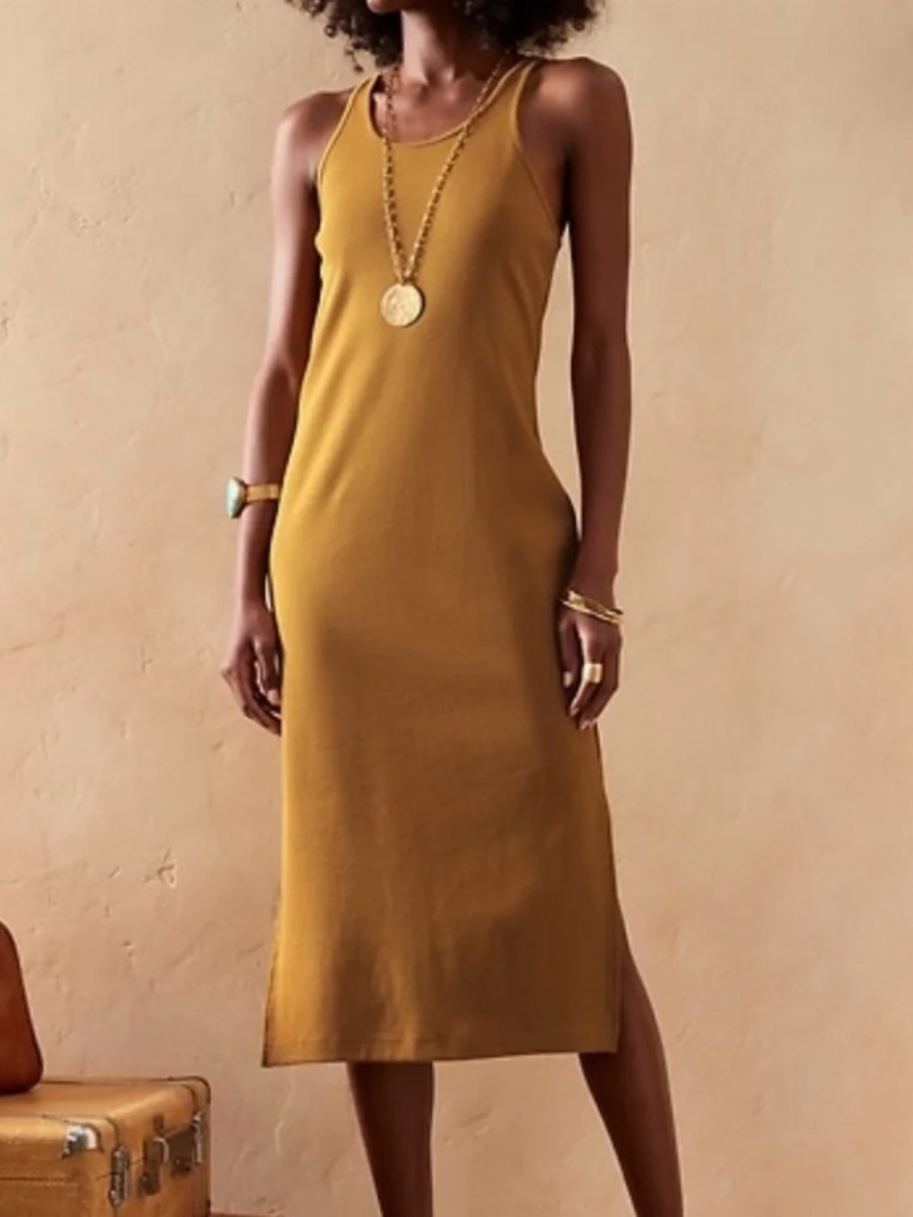 NWT BANANA REPUBLIC RACER BACK TANK DRESS XL